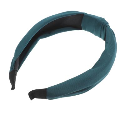 Gatuida Fashionable Knotted Wide Headband for Women Non-slip Cloth and Plastic Material, Versatile Minimalist Hairband Suitable for Work and Sports, Trendy Elegant Hair Accessory