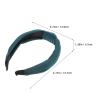Gatuida Fashionable Knotted Wide Headband for Women Non-slip Cloth and Plastic Material, Versatile Minimalist Hairband Suitable for Work and Sports, Trendy Elegant Hair Accessory view 2