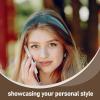 Gatuida Fashionable Knotted Wide Headband for Women Non-slip Cloth and Plastic Material, Versatile Minimalist Hairband Suitable for Work and Sports, Trendy Elegant Hair Accessory view 3
