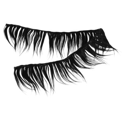 CAXUSD Natural Appearance Black Straight Hair Bundle Wig for Women, Handwoven Synthetic High Temperature Fiber, Soft and Smooth Texture, for Weddings and Parties