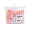 ORFOFE 8pcs Pink Travel Makeup Bottles Set Refillable Cosmetic Sprayer Bottles Easy to Use Pvc Material Portable Spray and Squeeze for Trip Use view 1