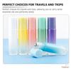 Alasum 6 Pcs Refillable Perfume Roller Bottles 5ml Glass Essential Oil Roller Bottles with Stainless Steel Ball Lightweight Good Sealing for Trips and Travels view 3