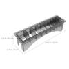 Toyvian 2pcs Hair Trimmer Storage Case with 10-slot Plastic Compartments for Salon Combs and Hair Clipper Positioning Combs, Stable Organization for Home Grooming and Moving view 2