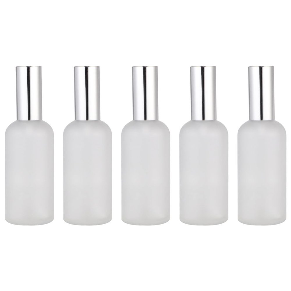 POPETPOP 10pcs 100ml Fine Mist Spray Lotion Bottles with Pump Design Refillable Glass and Plastic Dispenser Bottles for Travel and Trip Use Moisturizing and Body Lotion