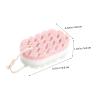 PartyKindom 5pcs Exfoliating Bath Sponges for Shower and Bathing with Dual Texture, Reusable Soft Sponge with Convenient Hanging Rope for Gentle and Deep Skin Cleansing view 2