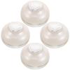 4pcs 10g Acrylic round Refillable Jars for Travel Cream Storage view 1