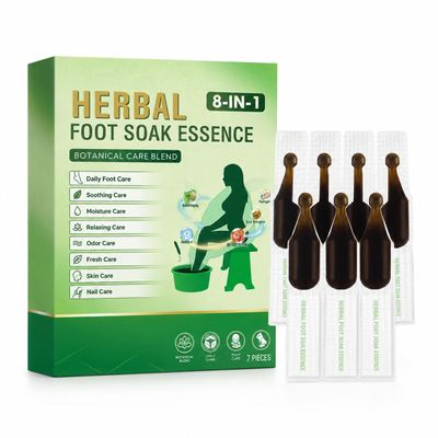 Herbal Foot Soak Essence, 14 Count Daily Foot Care Ampoules