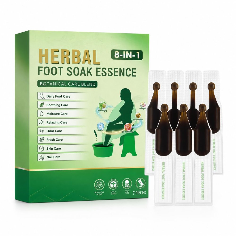 Herbal Foot Soak Essence, 14 Count Daily Foot Care Ampoules