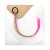 Colorful Wigs Ponytail Headbands Rubber Bands Beauty Hairs Bands Headwear Accessories Head Band Hair Ornament Daily Use(Orange pink) view 1