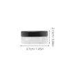 Yardwe 10pcs 10g Portable Loose Powder Box, Multi-purpose Plastic Compact Container for Travel and Makeup Bag, Black Refillable Powder Subpackaging Case view 2