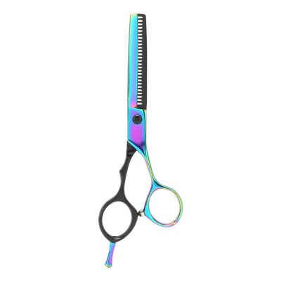 Professional Stainless Steel Beard Scissors, Hair Cutting Scissors for Men, Ergonomic Hairdressing Scissors with Sharp Blades, Lightweight Salon Scissors for Barbers and (Thinning Scissor)