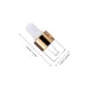KHBUAB Glass Dropper Bottles Glass Bottles 1ml 25pcs Leak-proof with Lids and Droppers, for Liquid Storage for Essential Oils and Perfumes and Outdoor Use view 2