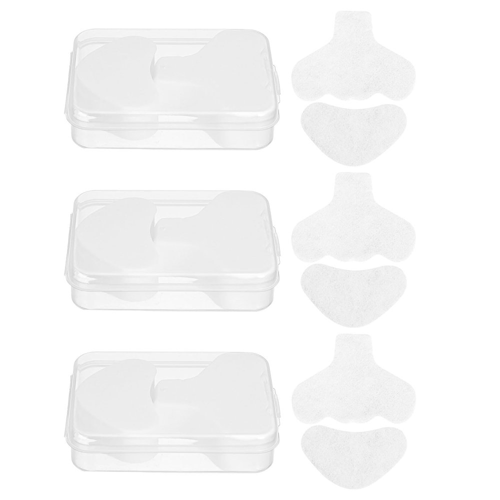 WOONEKY 600pcs Cotton Face Pores Strips for Nose and T Zone, Disposable Nose Pores Patches Complete Coverage, Soft Cotton Face Pads for Daily Facial Cleansing On-the-go
