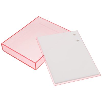 Healeved Portable Case Acrylic with Inner Tray Storage Eyelash for False Eyelashes for Travel and Office Use