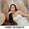 FOMIYES Elegant Rhinestone Bridal Headband for Women with Anti-slip Teeth, Fashionable Fabric Hairband Resistant to Deformation, for Weddings and Parties view 3