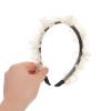 FOMIYES Elegant Rhinestone Bridal Headband for Women with Anti-slip Teeth, Fashionable Fabric Hairband Resistant to Deformation, for Weddings and Parties view 4