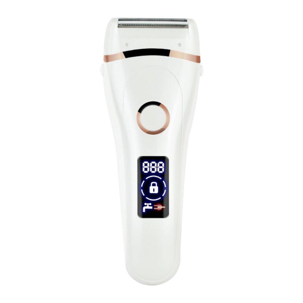 Hohopeti Waterproof Lightweight Abs Material USB Rechargeable Electric Hair Trimmer with Comfortable Grip and Painless Trimming Personal Groomer for Facial and Body Hair Removal for Women
