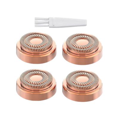 Nishiyuenyi 4 Pieces Women Facial Hair Remover Replacement Heads for Facial Hair Remover Gen