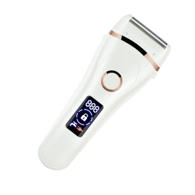 Waterproof USB Rechargeable Hair Trimmer for Women with LCD Display