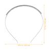 iplusmile Elegant Bridal Headband for Women Wedding Hair Accessories with Full Rhinestone Metal Design, Comfortable and Not Tight, for Brides and Parties view 2
