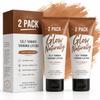 2 Pack- Self Tanner Lotion for Fair to Medium Skin Tones, Buildable Sunless Tanning Lotion, Natural Looking Glow, Moisturizing Formula, Streak-Free Color, 7.5 oz Each view 1