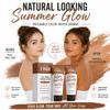 2 Pack- Self Tanner Lotion for Fair to Medium Skin Tones, Buildable Sunless Tanning Lotion, Natural Looking Glow, Moisturizing Formula, Streak-Free Color, 7.5 oz Each view 2