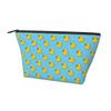 OXJOIIS Women Yellow Rubber Ducks Toiletry Bag Holder Multipurpose Cosmetic Train Case Lazy Zipper Clutch Bag Large Capacity for Toiletry Digital Accessories Trip view 2