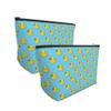 OXJOIIS Women Yellow Rubber Ducks Toiletry Bag Holder Multipurpose Cosmetic Train Case Lazy Zipper Clutch Bag Large Capacity for Toiletry Digital Accessories Trip view 3