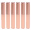 SILENRADAWN 6pcs Silicone Lip Balm Brush Set round Head and Secure Lid Portable and Reusable Silicone Lip Applicators for Travel and Storage in Your Bag view 1