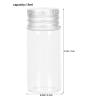 SHINEOFI 12pcs Mini Glass Bottles with Aluminum Caps 15ml 0.5oz Small Cylindrical Jars for Art Craft Decor and Craft Storage Compatible with Droppers and Dispensing Pumps view 2