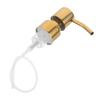 Baluue Reusable Stainless Steel Foaming Soap Pump with 28/400 Threaded Design, Refillable Bathroom Pump Accessory Featuring Adjustable Soft Tube and Sleek Golden Finish for Daily Use view 1