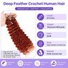 Human Crochet Hair for Black Women 22 Inch Miracle Knots Crochet Hair 350# view 2
