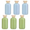 SECFOU 6pcs Refillable Travel Squeeze Bottles with Flip Caps 200ml 6.8oz Leak Proof Lotion and Conditioner Dispensers for Travel and Multiday Trips, Sturdy Pe Material view 1