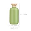 SECFOU 6pcs Refillable Travel Squeeze Bottles with Flip Caps 200ml 6.8oz Leak Proof Lotion and Conditioner Dispensers for Travel and Multiday Trips, Sturdy Pe Material view 2