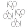 Beavorty 4pcs Stainless Steel Beard and Mustache Trimming Scissors Set for Men, Portable and Lightweight Grooming Tool, for Traveling and Precise Facial Hair Care view 1