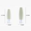 POPETPOP 3pcs Silicone Refillable Lotion Bottles 90ml Travel Subpackaging Containers Reusable Leak-proof Empty Travel Bottles for Cosmetic Liquid Outdoor Use view 2