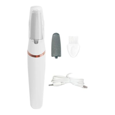 Electric Foot Callus Remover, Rechargeable Foot File for All People (White)