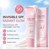 No White Cast Glow Collagen Sunscreen, SPF 50 Broad Spectrum Face Sunscreen, Lightweight Hydrating Formula with Peptide & Cica, Daily Sun Routine for All Skin Types (2Pack) view 2