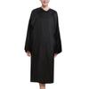 FUTUREORYY Black Nylon Taffeta Hair Dyeing Apron for Salon and Spa Waterproof Easy to Wear Hair Cutting Gown view 1