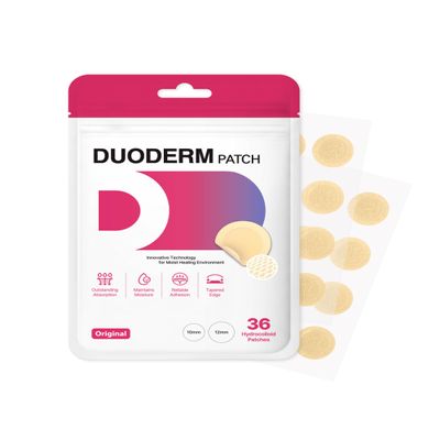 DuoDerm Original Spot Patches for Pimple 36 Count - Sweatproof & UPF 50+