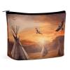 DJUETRUI Travel Cosmetic Bag for Women Portable Makeup Pouch Toiletry Bag view 1