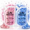 CAI Beauty Holographic Pink & Blue Glitter Gel Vegan Cruelty Free Face Body & Hair Glitter for Women Kids 3 Oz Each Cosmetic Grade No Mess Non-Toxic Easy Apply & Wash Off Concerts Holidays 2 Pack view 2