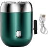 Portable Shaver, Mini Electric Shaver for Men, USB-C Rechargeable Trimmer, IPX6 Waterproof Travel Shaver, 7500 RPM Double Head Shaver for Home Car Travel view 1