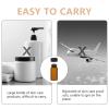 ELEOUTI 100pcs Amber Glass Essential Oil Bottles with Inner Plug Refillable Small Dropper Vials for Aromatherapy DIY Perfume Cosmetic Oils Travel Sample Containers view 3