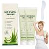 Lumivona Hair Removal Cream for Women & Men, Gentle Depilatory Cream with Cica, Chamomile & Aloe Vera, Body Hair Remover for Legs Arms Underarms Bikini Line, Sensitive Skin Formula (2 Pack) view 1