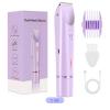 Bikini Trimmer for Women, Dual Head Electric Pubic Hair Trimmer, USB Charge, IPX7 Waterproof, Purple view 2