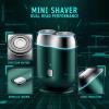 Portable Shaver, Mini Electric Shaver for Men, Double Head IPX6 Waterproof Wet and Dry Travel Shaver, 7500 RPM USB-C Rechargeable Trimmer for Home Car Travel view 3