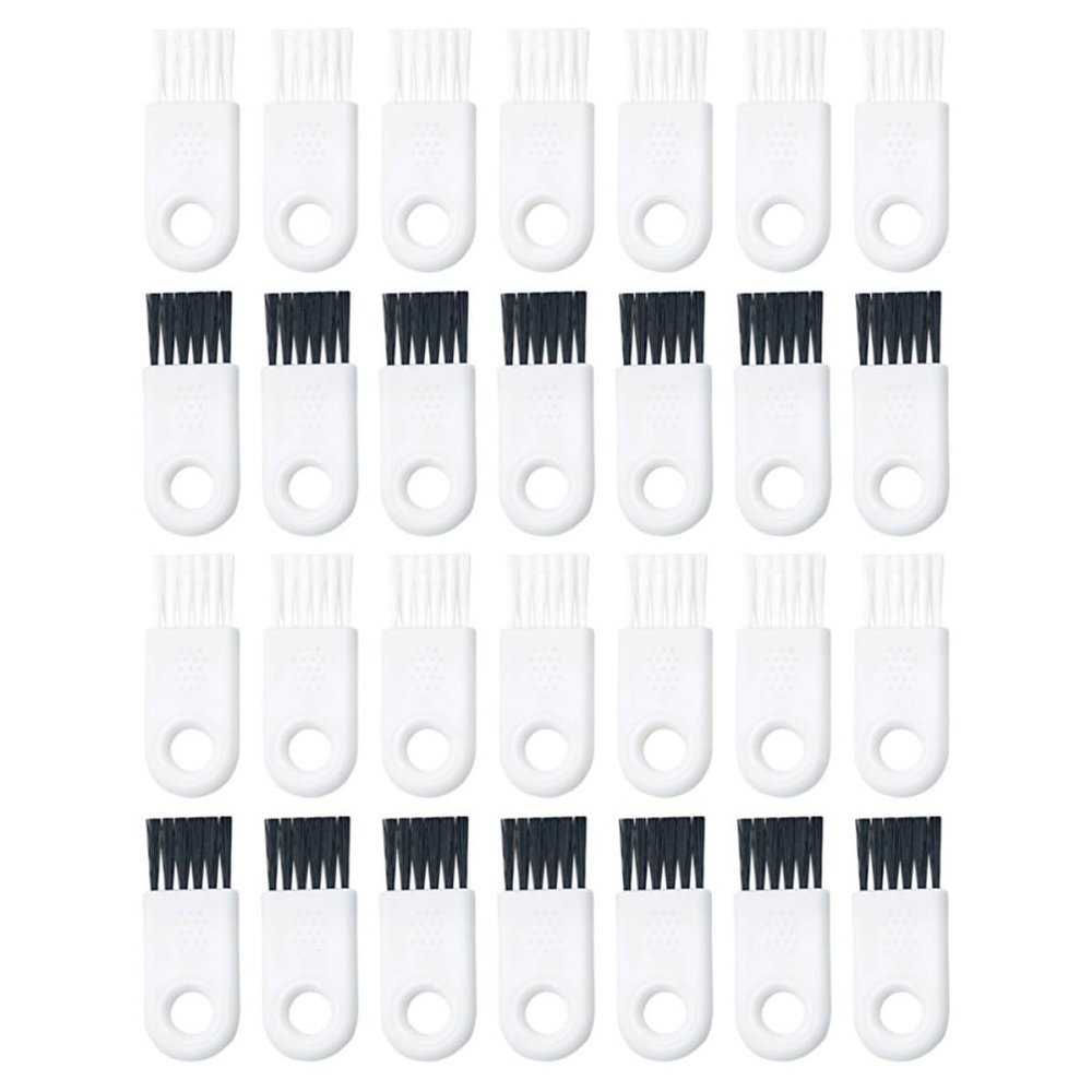 Parliky 30pcs Electric Shaver Cleaning Brushes Easy to Use Abs Material Mini Razor Cleaning Tool for Computers and Keyboards, Portable and Sturdy