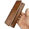 SOPOTUTU Pu Eyelash Tweezers Storage Bag with Comfortable Touch and Protective Design Brown Makeup Tool Organizer Pouch for False Eyelash Extension Tweezers view 4