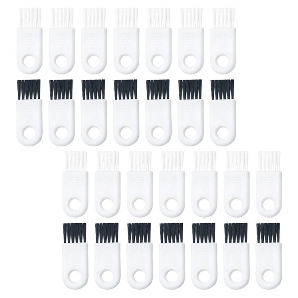 MUSISALY 30pcs Razor Cleaning Brush for Electric Shaver, Small Abs Material Mini Brush, Easy to Use and Carry, for Machine and Computer Cleaning